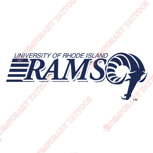 Rhode Island Rams Customize Temporary Tattoos Stickers NO.5981